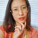 Kathryn C. - Navy & Gold - geometric - metal