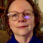 Kristin L. S. - Brown & Gunmetal - geometric - titanium