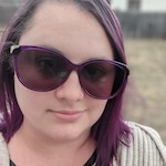 Ashley P. - Purple - horn - acetate