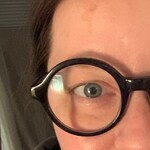 Brooke M. - Blue - round - acetate