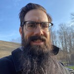 Phil - Black - browline - metal