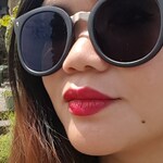 Meliza B. - Matte Black - round - plastic-metal