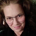 Andrea B. - Navy - round - metal