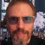 Anthony H. - Gunmetal - rectangle - metal