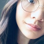 Faith B. - Navy & Gold - geometric - metal