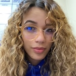 Sara L. - Clear Melon - round - plastic-metal