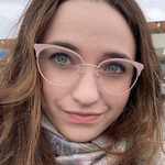 Kacy B. A. - Pink Rose Gold - horn - metal