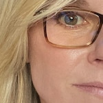 Catherine W. - Brown Striped - rectangle - acetate