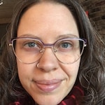 Bethany S. - Clear Purple & Gold - horn - acetate-metal