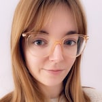 Abigail C. - Clear Melon - horn - acetate-metal