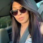 PAOLA J. - Blue/Floral - round - plastic