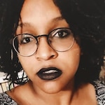 Ashlee D. - Black - round - metal