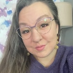 Nathalie T. - Clear Purple & Gold - horn - acetate-metal