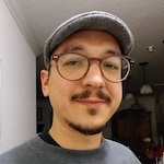 Michael M. - Brown Striped - round - acetate-metal