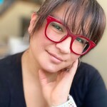 Selina R. - Burgundy - square - acetate