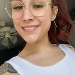 Malissa H. - Gold - square - metal