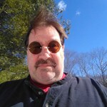 Keith S. - Golden - round - metal