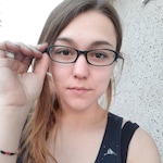 Desiree R. -  Black  - rectangle - plastic