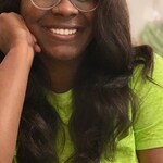 Dianda M. - Gray Clear - round - acetate