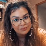 Rachael F C. - Green & Gold - horn - metal