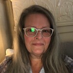 Sherrie P. - Faded Rose - oval - acetate-metal