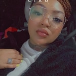 Brittany B. - Rose Gold - aviator - metal