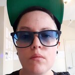 Kristin C. - Matte Black - rectangle - acetate-metal