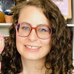 Jennifer B. - Clear Pink & Clear Blue - square - plastic