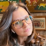 Ksenia B. - Warm Tortoise - round - acetate