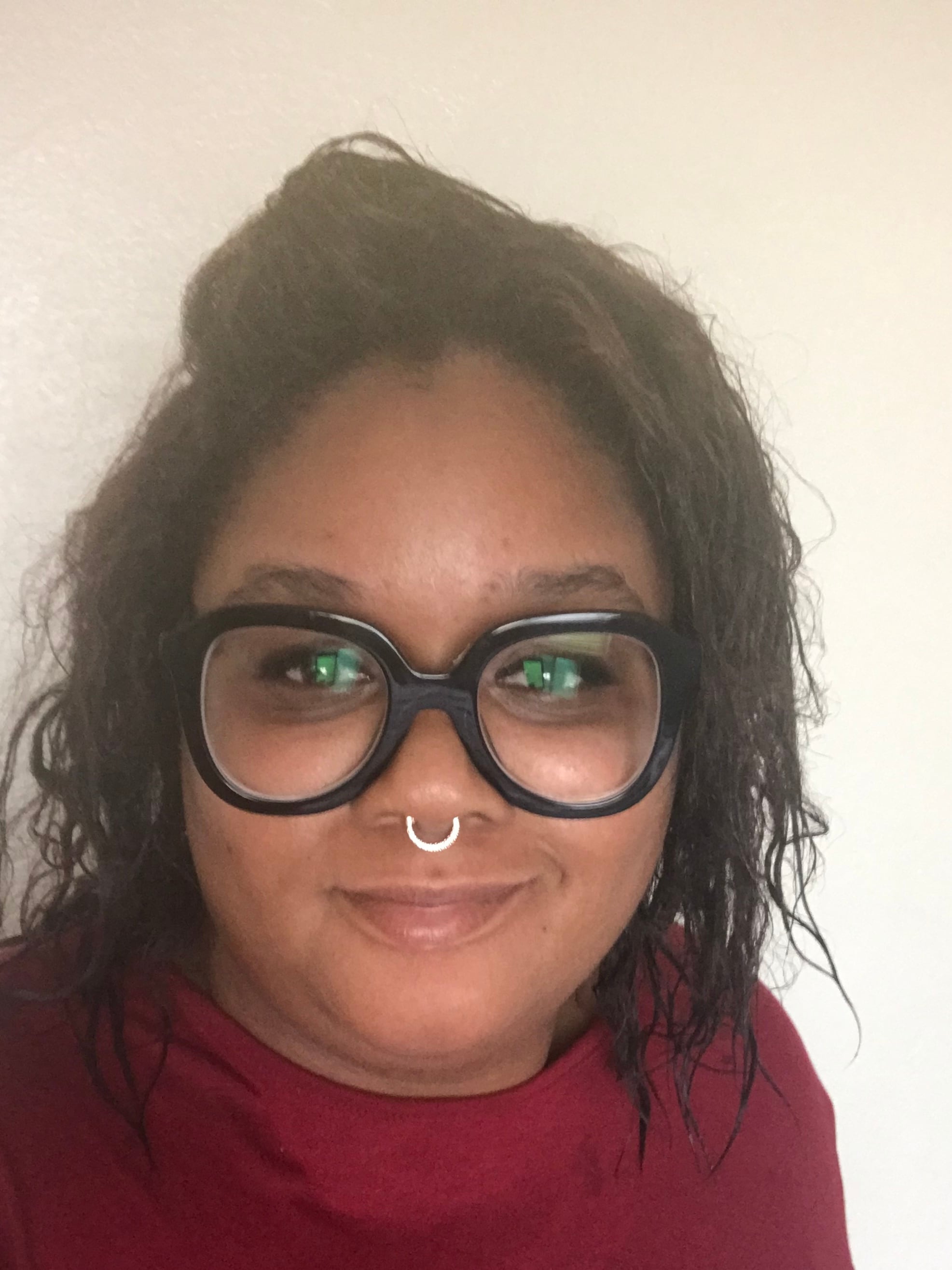 Cathy Square Black Glasses for Women | Eyebuydirect