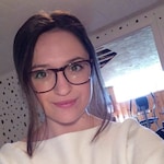Chloé L. - Brown Striped - square - acetate