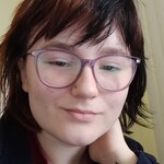 Lise M. - Clear Purple - horn - acetate-metal