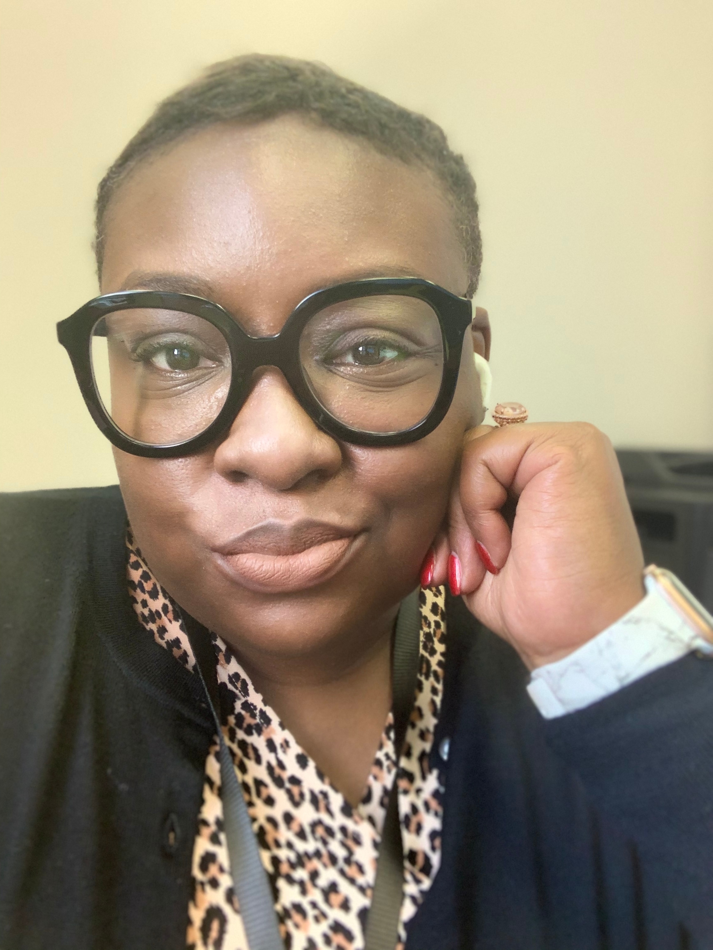 Cathy Square Black Glasses for Women | Eyebuydirect