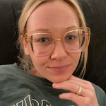 Emma G. - Clear Yellow - square - acetate