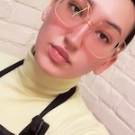 lani C. - Clear Yellow - square - acetate