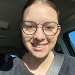 Jaimie-Marie S. - Matte Black - round - acetate-metal