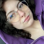 Mackenzie R. - Clear Blue - round - plastic-metal