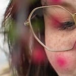 Michelle L. - Golden - geometric - metal