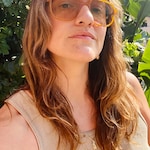 Sarah C. - Mellow Yellow & Silver - aviator - acetate-metal