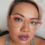 Silvia S. - Coral & Tortoise - square - acetate-metal