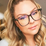 Laura B. - Tortoise - square - plastic