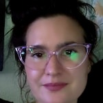 Lauren B. - Clear Purple - horn - acetate