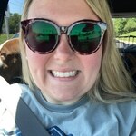 Megan G. - Floral - horn - plastic