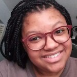 Lillie W. - Red - round - plastic