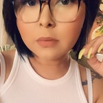 Casandra E. - Gradient Black - square - plastic