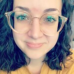 Kallie R. - Clear Melon - round - plastic-metal