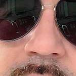 francis.damours.backup -  Black Silver  - aviator - metal
