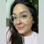 Gina G. - Clear & Pink Beige - round - plastic