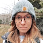 Constance B. - Floral - round - plastic