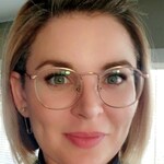 Leah G. - Rose Gold - round - metal